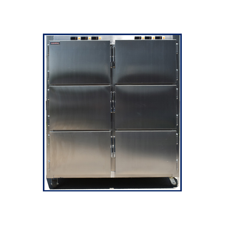 Приликом складиштења тела у болничким мртвачницама, коју температуру треба да одржава систем за хлађење да би се обезбедило и очување и енергетска ефикасност?